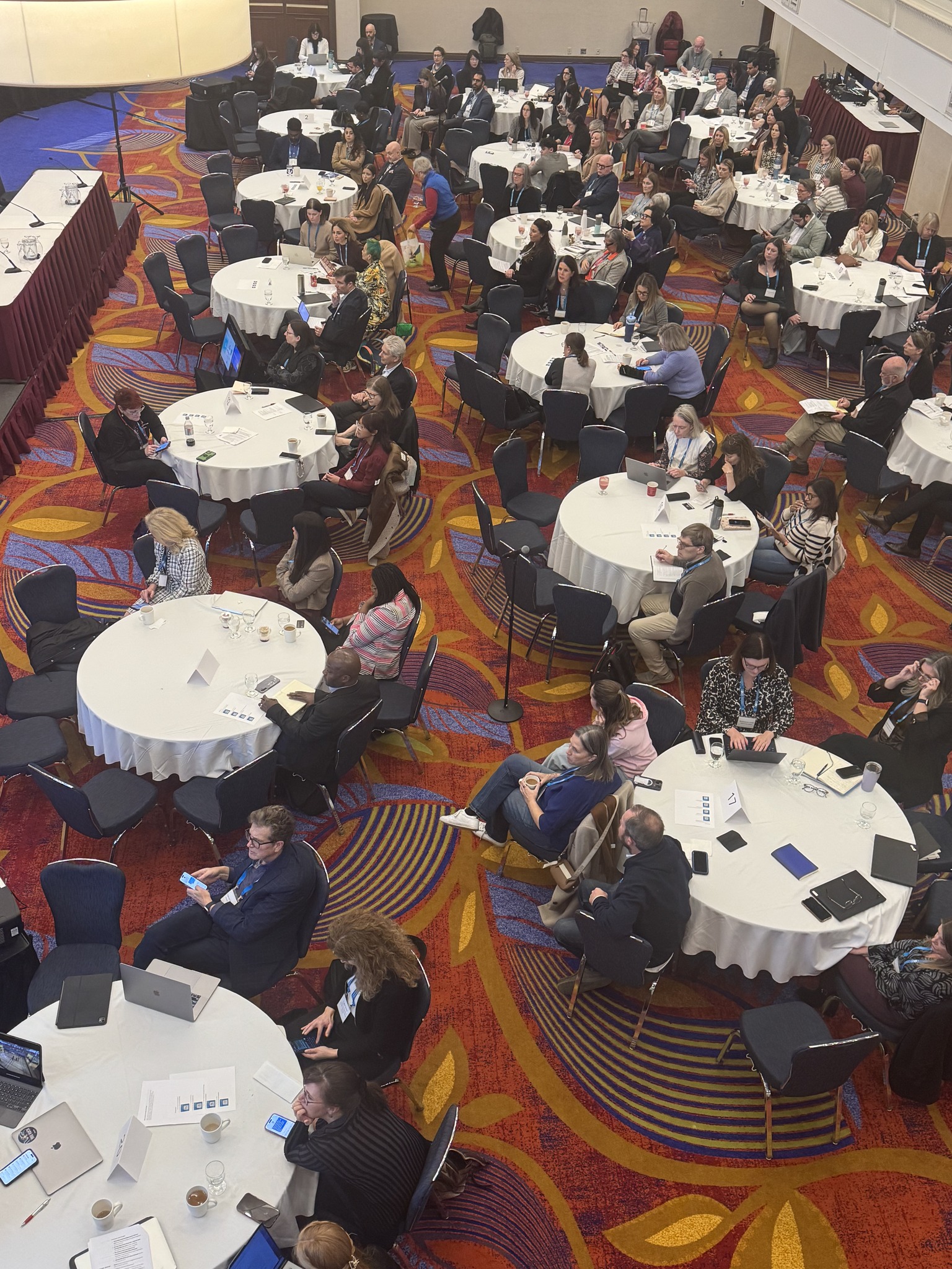 Community gathering at Young Golden Age Club